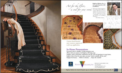 Custom Carpets Featured in Luxe Magazine Chicago IL